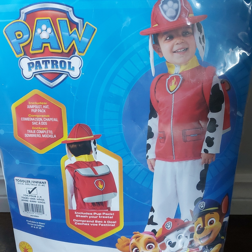 3-4T Marshall Halloween Costume